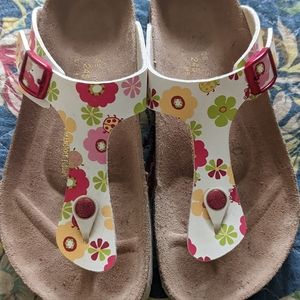 Birkenstock Sandals - Flowers and Ladybugs